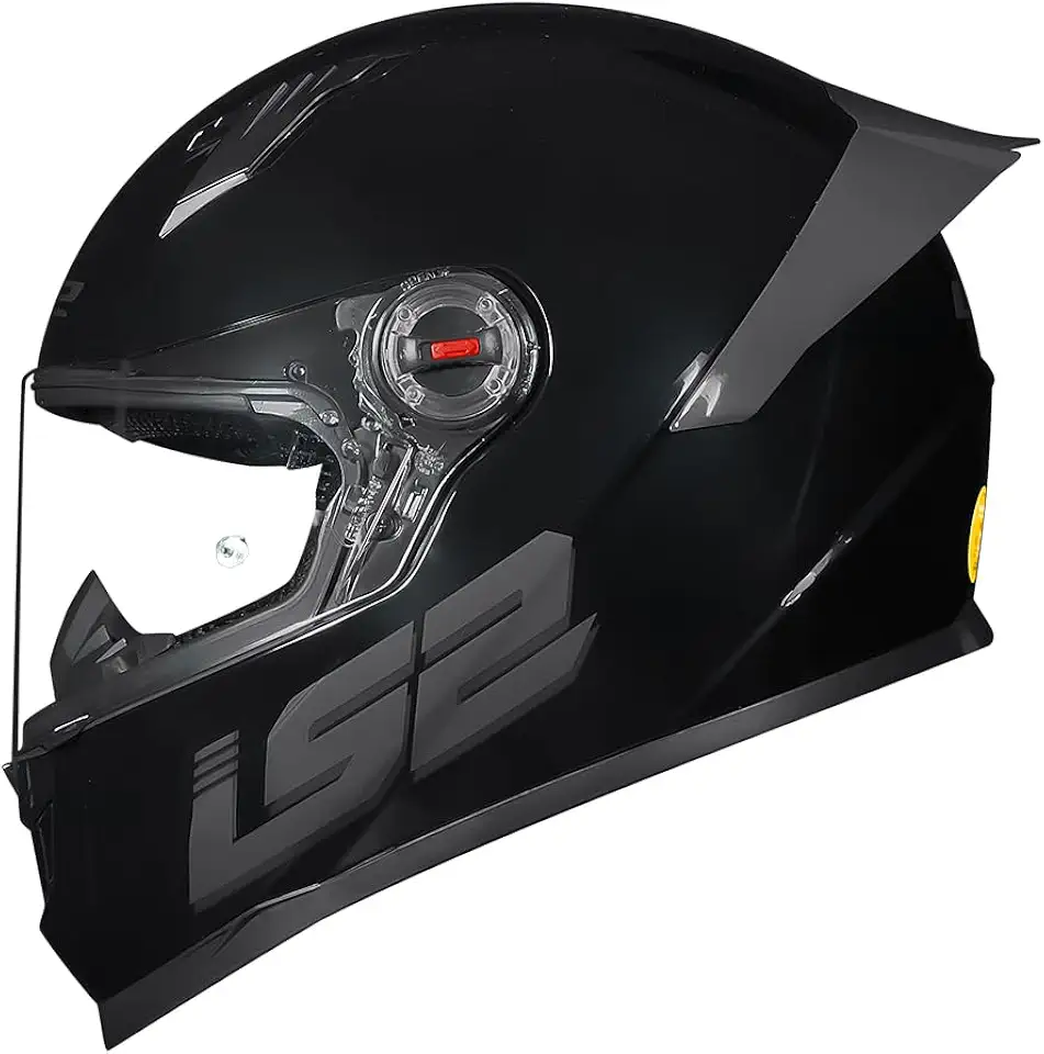 Capacete Masculino Ls2 Ff358 S Preto Spoiler Fechado Moto