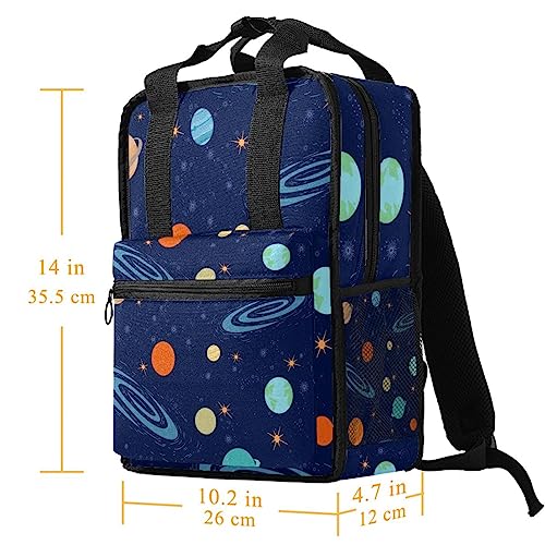 Sac à dos espace pour garçon et fille multicolore 35cm