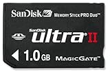 SanDisk Ultra II Memory Stick Pro Duo Speicherkarte 1 GB (original Handelsverpackung)