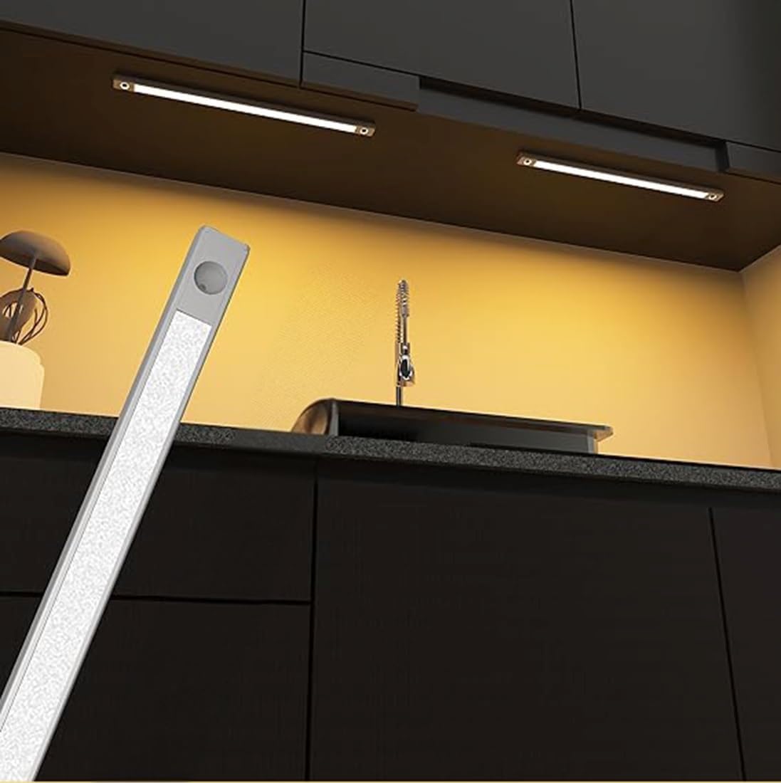 Groeien LED Ultra Slim 4W Under Cabinet Lighting and Kitchen Lights Under Counter Lighting, Led Profile Light(Warm White, LED) (1, 1 FEET)