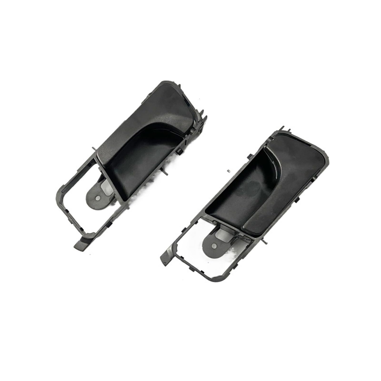 Nhsijpo Black 1 Pair Automotive Interior Door Handle For Buick For Excelle 2007-2013 Front Rear Inside Handle Chrome With Black(Black 1 Pair)