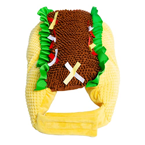 Disfraz taco para perro grande Halloween Navidad miniatura 4