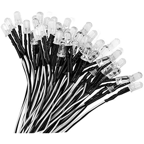 YIXISI 50 Pack 5mm LED Diodes Cover