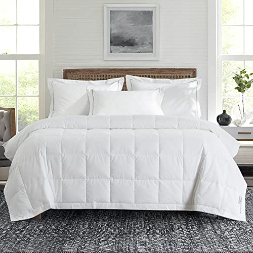 Photo 1 of Amazon Brand - Pinzon Down Blanket Summer Lightweight Down Comforter - Noiseless 400 Thread Count Cover - White 106X96" 