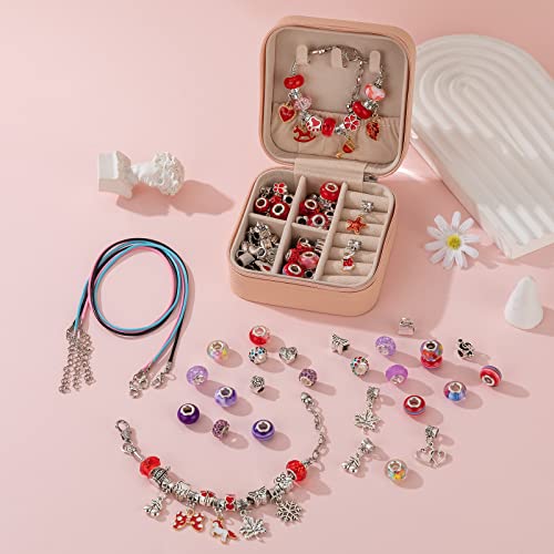 Jewelry Making Kit For Girls 8-12,Bracelet Making Kit,Diy Red Beads Pendant Craft Supplies For Kids,Birthday Gifts For 5 6 7 8 9 10 11 12 Year Old Girl,Unicorns Mermaid Rainbow Gift For Teen… #TOP5