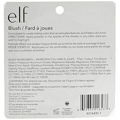 e.l.f. Blush, Long-Lasting Blush For Creating A Natural, Healthy Glow, Flatters Your Skin Tone, Vegan & Cruelty-Free