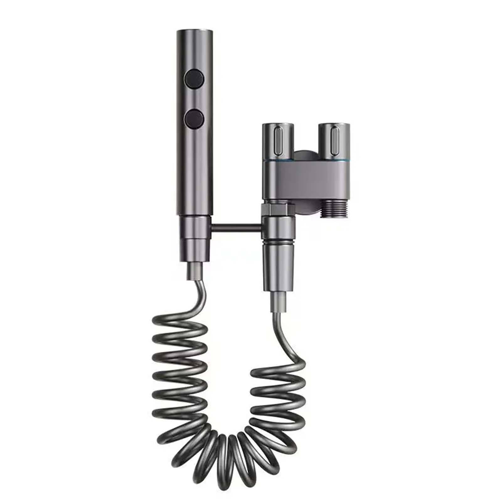Grifo bidet para WC de latón con control dual y manguera de 3 m para limpieza higiénica