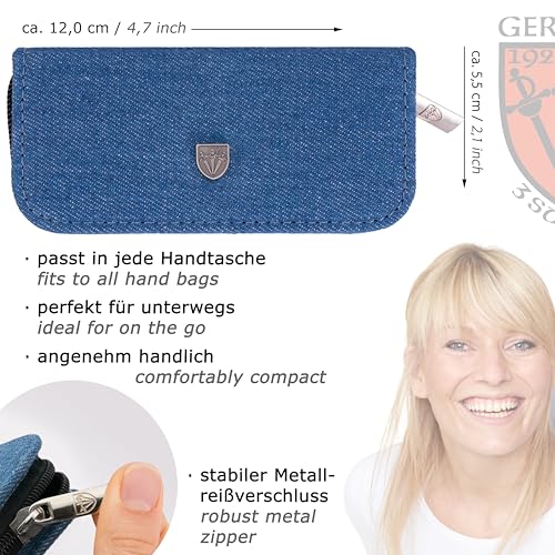 Kit de manucure 5 pièces Siena avec lime saphir et ciseaux cuticules