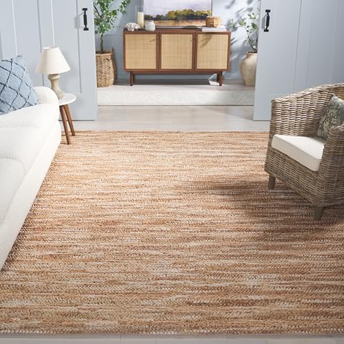 Tapete decorativo natural 6 x 9 pies SAFAVIEH miniatura 1