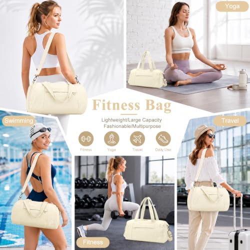 Image of PALAY Gym Duffle Bag Women Waterproof Travel Weekender Bag