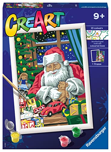 Peinture par Numéros Noël pour Activité Créative en Famille Ravensburger