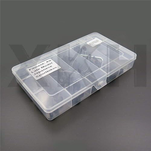 Miniatura 2 de XKH - Kit de tornillos y tornillos para carenado de motocicleta compatible con Kawasaki Ninja 250R 300 650 ZX10R negro B00YB3Y2SS