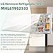 Upgraded MHL61952333 Refrigerator Glass Shelf Replacement Compatible with LG Refrigerator Shelf Replacement Parts Insert Crisper Glass, Replaces MHL61952323 Tempered Glass Crisper Drawer Cover