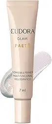 Eudora Sombra & Primer Holográfico Glam Paetê 7ml
