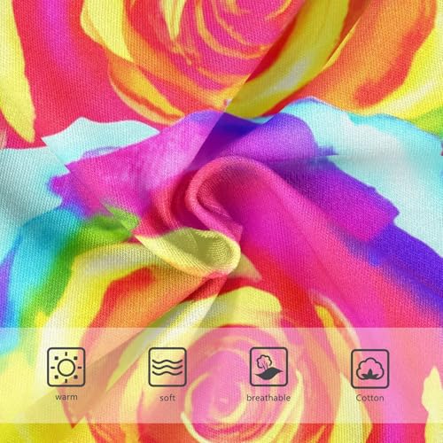 Abstract Colorful Roses Painted Panties Little Girl Toddler Girls Underwear Cotton Animals Briefs Kids Undies 2t3