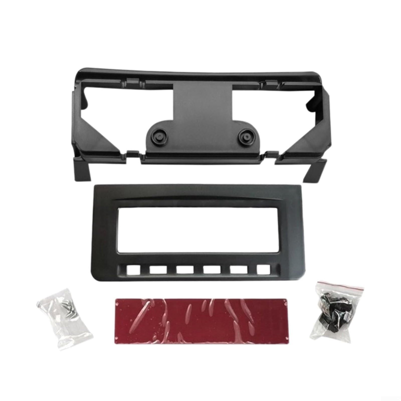 Mascherina autoradio 2DIN per Mitsubishi L200 per PAJERO Sport, ABS per cruscotto, kit di allestimento audio, nero