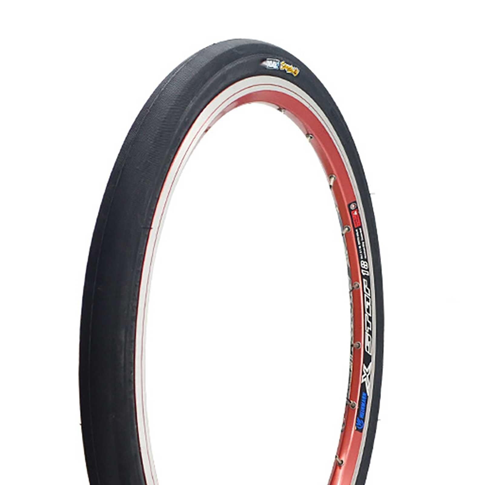20x1.35 Opona Rowerowa Odporna na Przecieki Bez Wewnętrznej Rury 60 TPI 40-65 PSI Gładki Bieżnik dla Roweru Miejskiego lub Składanego(czarny)