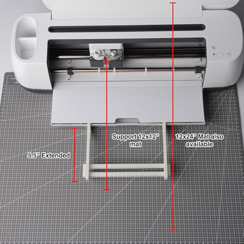 Image of LOPASA Extension Tray Compatible with Cricut Maker 4, 3, Explore 5 | 12x12 Cutting Mat Holder|Maker Machine Accessories|Tray Extender