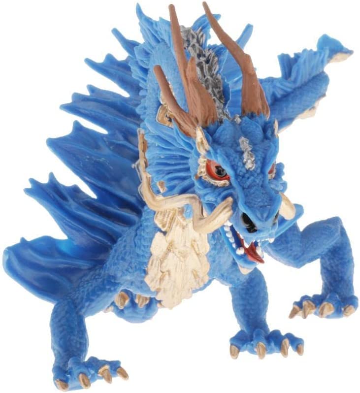青いドラゴンフィギュア リモコン付き Amazon.co.jp: リアル 動物モデル 龍の模型 ドラゴン 教育玩具 教材