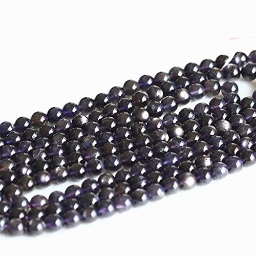 LKBEADS 1 żyłka naturalny ciemnoniebieski gwiazda iolit ryś kamień dichroit z migającym światłem okrągłe luźne kamienie szlachetne koraliki 6 mm 16 cali 05004