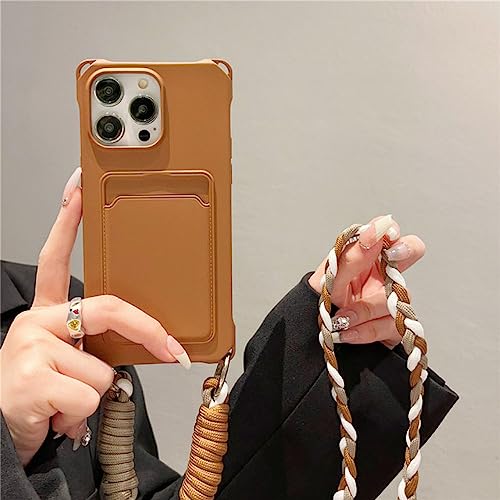 Coque iPhone souple marron anti-rayures pour protection au quotidien
