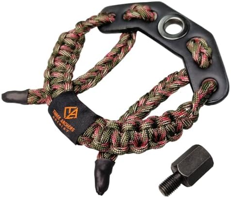 THREE ARCHERS Archery Bow Wrist Sling Adjustable Wrist Strap Loop Compound Bow Stabilizer & Hand Loop Carrier Hunting &Targeting Accessories THREE ARCHERS Archery Bow Wrist Sling Adjustable Wrist Strap Loop Compound Bow Stabilizer & Hand Loop Carrier Hunting &Targeting Accessories