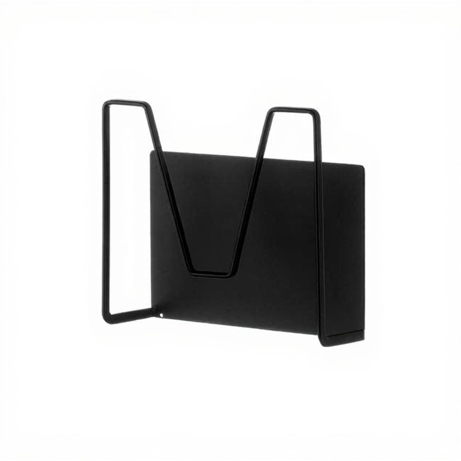 Kitchen Shelf, Enamel Panel Organizer, Kitchen Storage Shelf, Refrigerator Side Pot Lid Rack Black-image-37