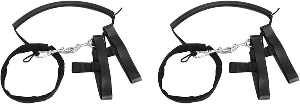 2X Scuba Diving Tank Cylinder Stage Bottle Rigging Sidemount Strap+Clamp and Clips,Dive Cylinder Straps,for 11-12L Tank