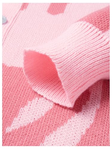 SweatyRocks Men's Y2K Long Sleeve Cardigan Sweater V Ncek Button Down Oversized Sweaters Unisex Casual Knitted Outerwear4