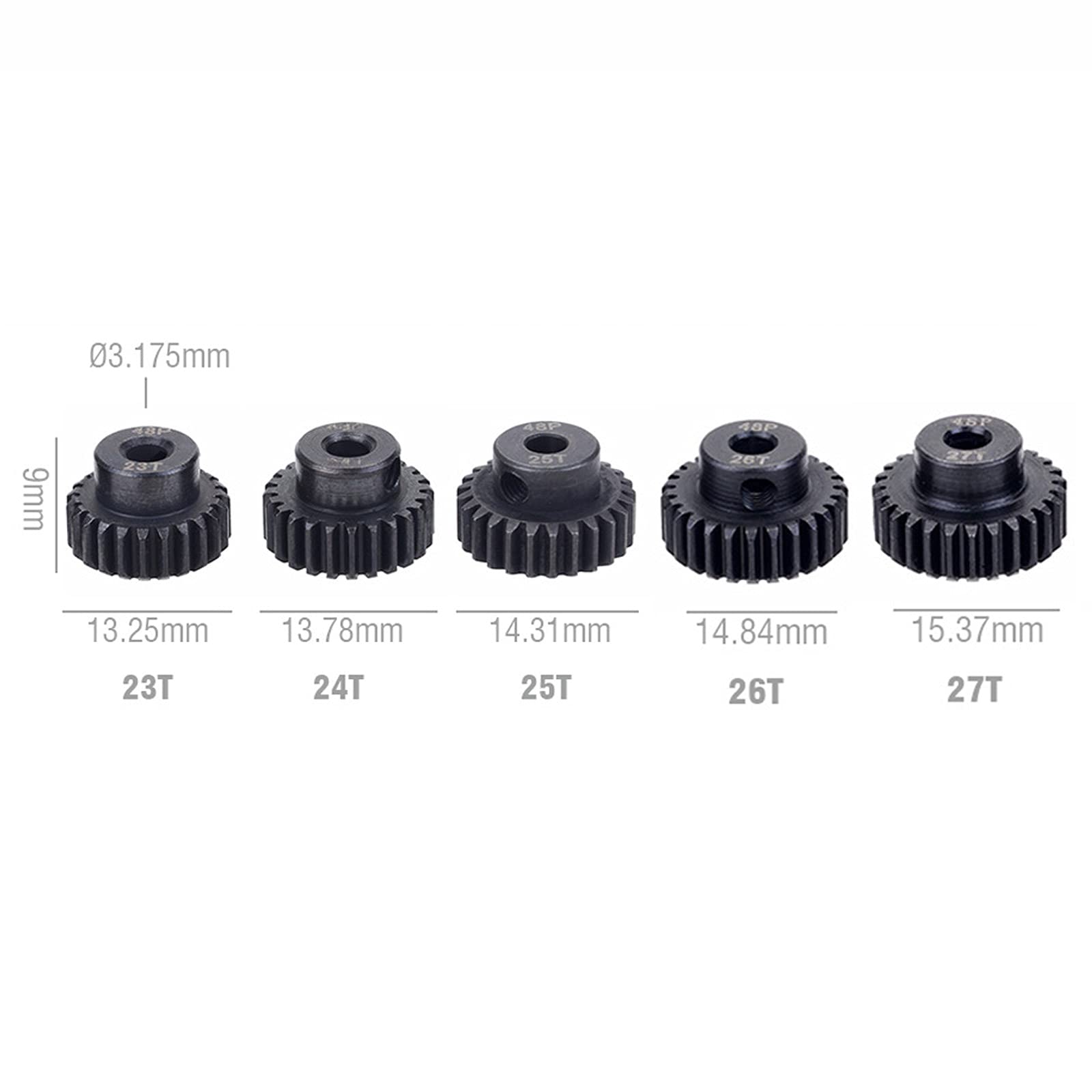 TRD製TE27用デフリングギア&ピニオンギアセット ほぼ新品4.875 Amazon | ShareGoo Steel 32P 5mm ピニオンギアセット 17T 18T 19T 20T