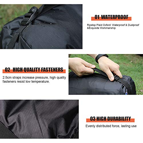 Saco de armazenamento de compressão de saco de dormir, Romacci Saco de dormir grande saco de compres