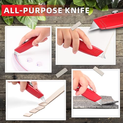 Image of DIYSELF 30 Pack Utility Knives, Heavy Duty Retractable Box Cutters