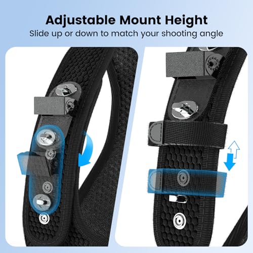 Image of BOBLOV Dual Shoulder Mount, Body Worn Camera Vest Mount, for All Brand Body Cam, Wearable Body Camera Mount with Adjust Board for Law Enforcement, Free Hands for Video Record (Wide)