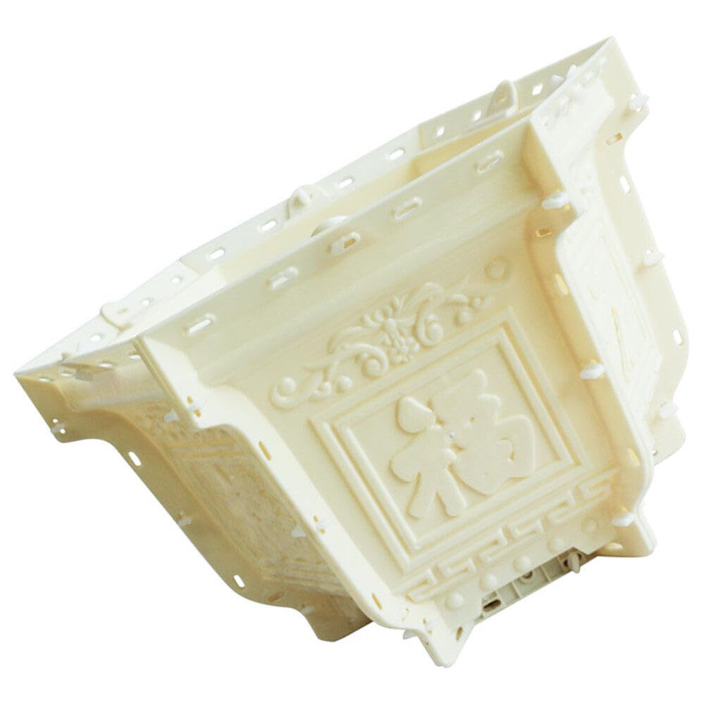 SEWACC Plastic Flower Pot Mold Hexagonal Bonsai Epoxy Casting Mould Large Succulent Planter Mold for Resin Cement Polymer Clay Plaster