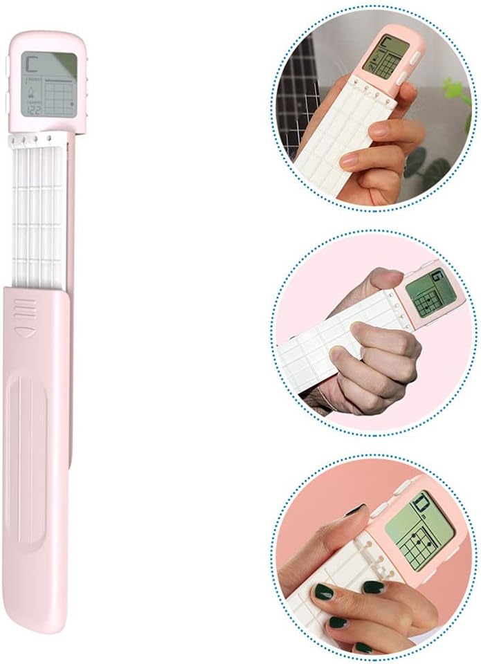 Travel Accessories Neck Trainer Pocket Ukulele Chord Practice Tool Portable Ukulele Practice Neck Pocket Guitar Tool for Beginner Travel Guitar