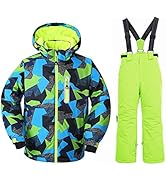 Boys Ski Jacket Snow Jacket Pants Suits Windproof Waterproof Winter Coats