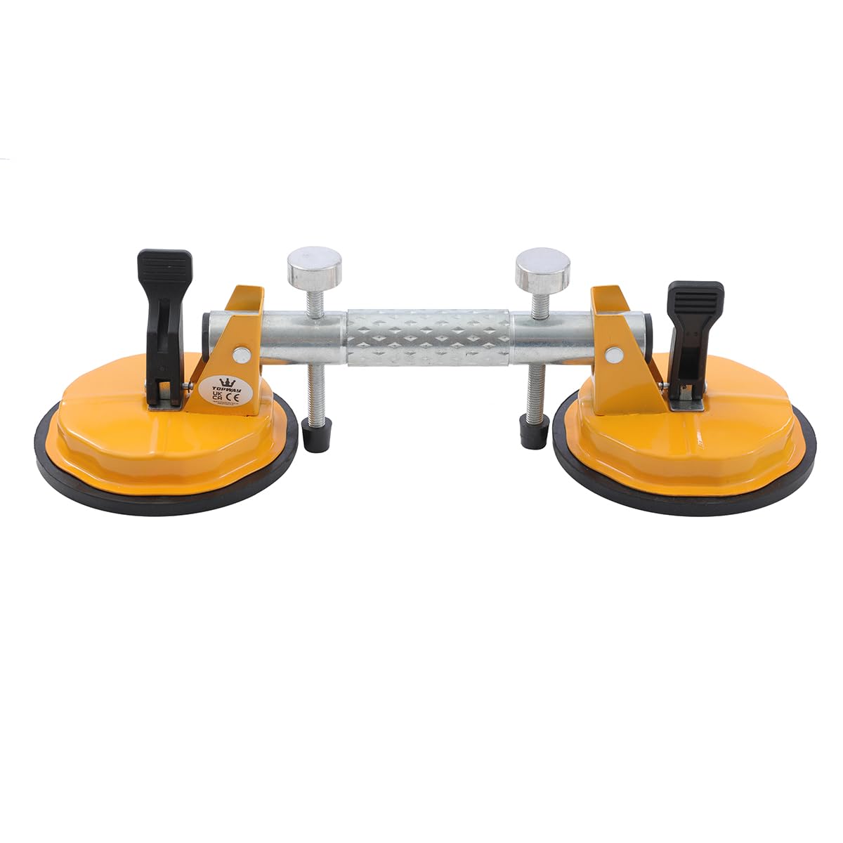TOPWAY Paquete de 2 ventosas ajustables de 6 pulgadas para unir nivelación y alineación de azulejos de granito, mármol, cerámica, herramienta de instalación de encimera