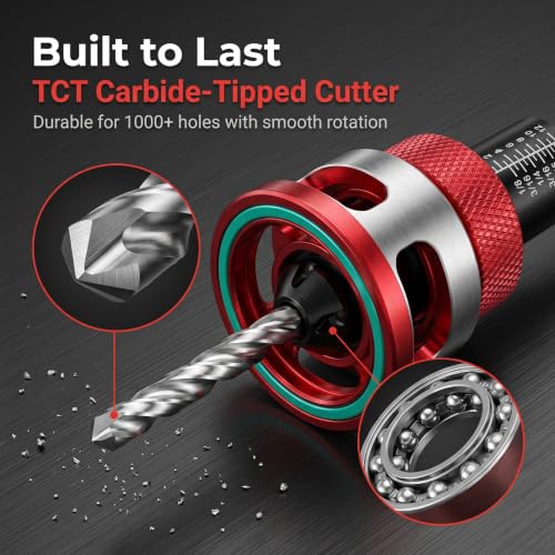 Renato 7-Piece Woodworking Countersink Set