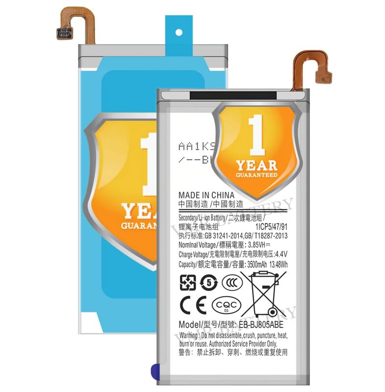 Image of Original EB-BJ805ABE Battery Compatible for Samsung J8 Plus J8+ - (3500mAh) - 1 Year Warranty X2