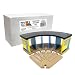 Wood Train Track Garage - Fits 5 Cars - 100% Compatible with Thomas Wooden Railway System - By Right Track Toys