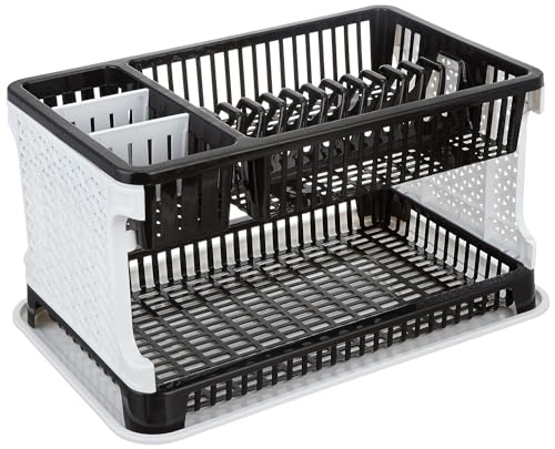 Image of ARISTO Elite Plastic Tiered Shelf Floor Mount Kitchen Organizer Rack With Water Storing Tray (Assorted),(51 X 33 X 27 )Cm