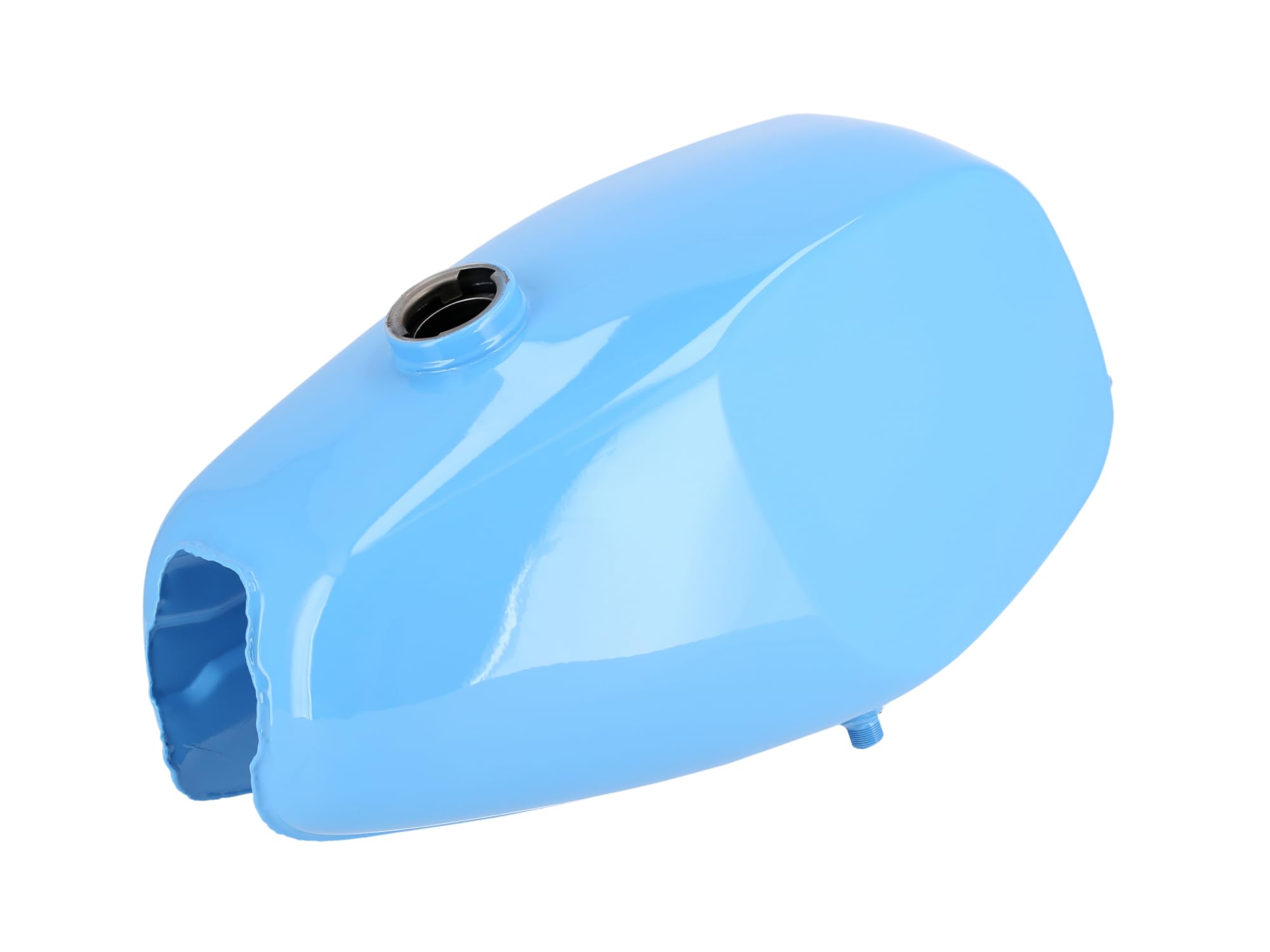 Set: Büffeltank + Seitendeckel, Hellblau RAL 5012 - für Simson S50