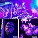 YANYCN 3 Pack 100W LED Black Lights, Blacklight Flood Light with Plug and Switch, 120V IP66 Waterproof Blacklight for Halloween Party, Glow in The Dark, Stage Light, Body Paint, Neon Glow