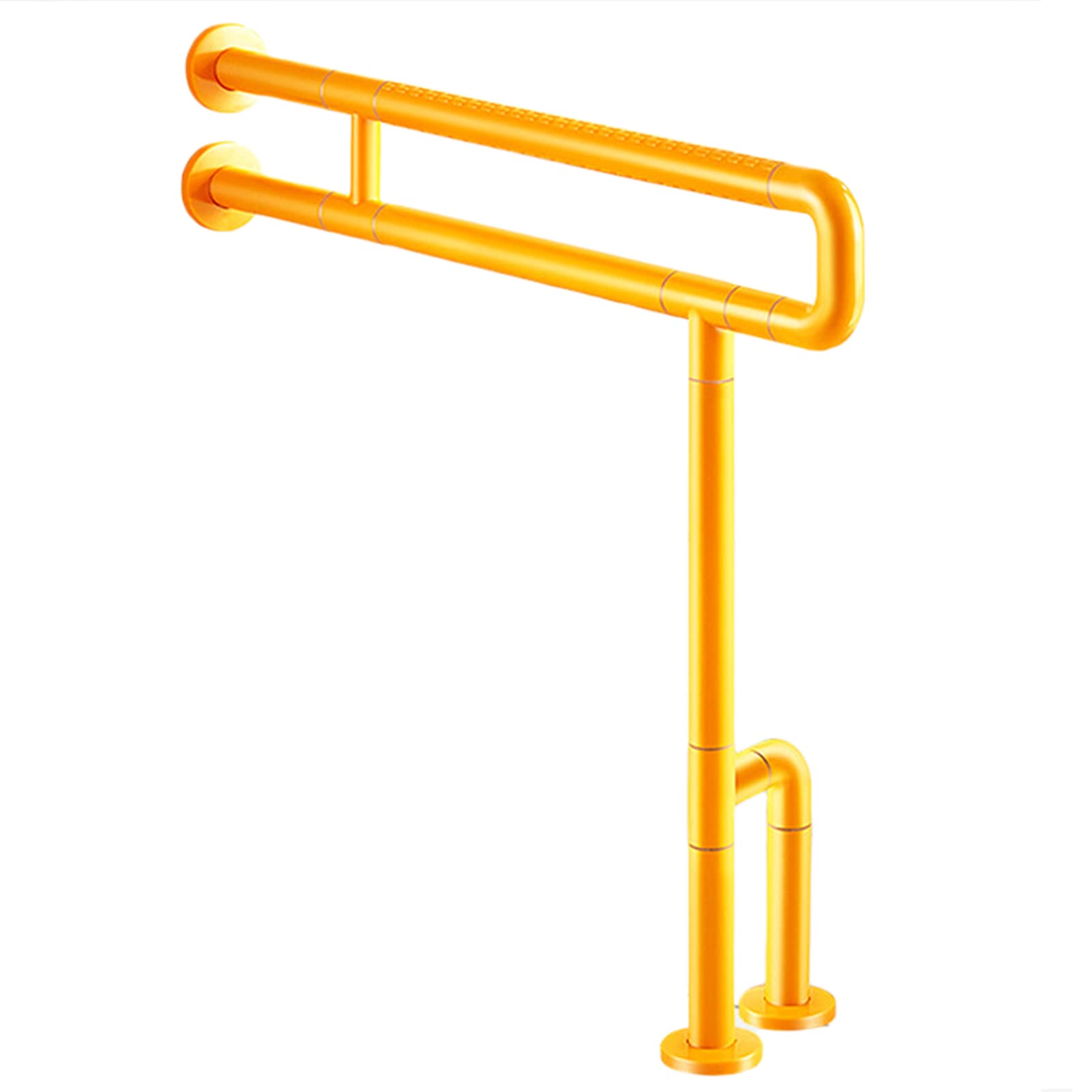 Fkxsxaz Women's Yellow Toilet Grab Bar, Handicap Rails, Seat Support Aid Assist Rail,Non Slip Bar For Disabled Elderly Pregnant - Aid,-75Cm