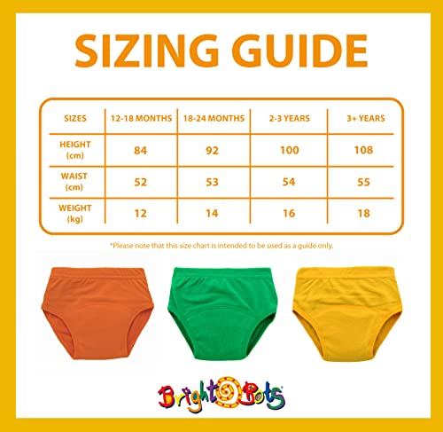 Bright Bots Potty Training Pants (Twin Pack, Pale Pink, Large, 24-30 Months)