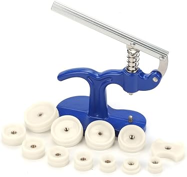 Watch Case Press 12 Dies Front Back Cover Screw Presser Closer Watchmaker Repair Tool Accessory Kit