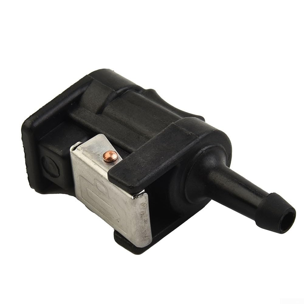 Juego de conectores de línea de combustible de repuesto para motores fueraborda macho y hembra de 6 mm