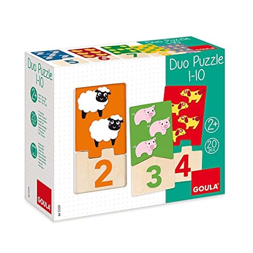 Goula Puzzle infantil para contar del 1 al 10