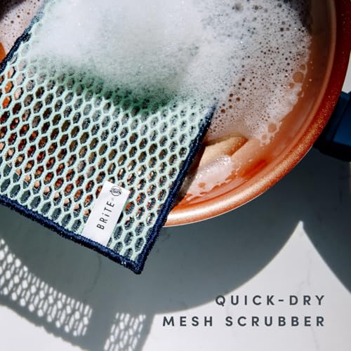 Image of Brite by Scotch-Brite Countertop Collection, Bottle Brush, Straw Cleaner Brush, Dishwand, Dish Scrubbers, Sponge Dish Cloths