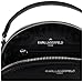 Karl Lagerfeld Paris Women's MAYBELLE Handbag, BLACK ENAMEL, 1SZ